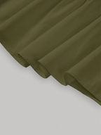 Olive High-Waist Tiered Maxi Skirt